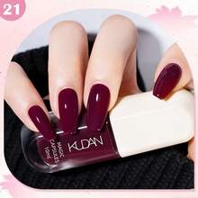 10毫升可撕拉式新型指甲油，水性免烤撕拉式持久速干指甲油，易于使用，适合新手指甲 - 彩色 - 查看 20