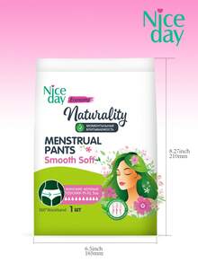 Niceday 30pcs, M-XL, Sleepwear Pants, Women's Menstrual Pants, Ultra-Thin Pad Type Sanitary Napkins, Breathable And Non-Stuffy, High Absorbency, No Leakage, Suitable For Waist 31.5inch-47.2inch, Suitable For 88lbs-154lbs - (30pcs) M-xL (40kg-70kg) - View 3