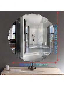 1 Gương trang điểm, Gương Acrylic hình mặt trời, Gương trang trí cảnh cưới lãng mạn, Gương trang trí cảnh ngày lễ, Gương sắp xếp đồ dùng hàng ngày trong xe RV, Gương mỹ phẩm, Gương làm tóc, Gương trang trí phòng khách - 2mm - Xem 2