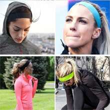 1/2/5pcs Thin Milk Silk Sweat-Absorbent Non-Slip Solid Color Headbands, Suitable For Daily Life And Sports Hair Accessories Winter Scarf Warm Hair Bands Women Bandana