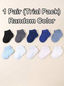 10 Pairs Newborn Baby Socks, Preemie Short Socks, Seamless Socks For Baby Boys And Girls, Ankle Socks, Essential Baby Party Decoration And Holiday Gifts For Halloween, Thanksgiving, Christmas - Multicolor - View 12