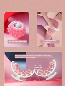 1 Stück neue Beinring-Klemmrolle, Wadenmassagegerät, Taillenmassage, neuer Hersteller 12-Rad Fitness Yoga, ein guter Helfer zum Entspannen der Haut