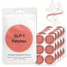 GLP-1 Patches By Kind Patches Unisex,Firming Skin Care Women,GLP 1 Patch Body Care Mild All Skin (1 Pack - 30 Count)