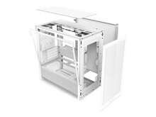 NZXT CCC-H31FW-01White SGCC / Tempered Glass Micro ATX Cases Case  (Computer Cases - ATX Form) - White - View 10