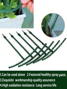 2/4/6 ESTANTERÍA APILABLE DE SOPORTE PARA PLANTAS - Estantería de plástico duradero con enrejado para uso en interiores y exteriores, excelente para enredaderas, rosas, verduras - Ideal para patios, jardines, porches, balcones, accesorios para plantas, plantas en macetas, enrejado de trepa DIY, para colocarlos