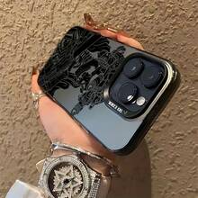 Die beliebte FOG Handyhülle ist für iPhone-Modelle 16, 15, 14, 13, 12, 11 Pro Max, X, XR, XS Max, 8 und 7 Plus, mit einer matten, sturzsicheren Rückseite. - Silber - Übersicht 7