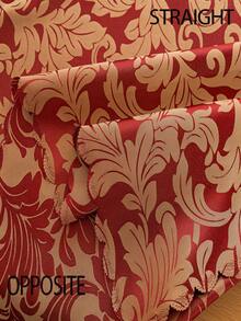 1 قطعة مفرش طاولة أنيق بطبعة زهرية ذهبية من نسيج الجاكار، قابل للعكس بحافة مموجة على شكل فراشة، مصنوع من بوليستر قابل للغسيل، مناسب للمطاعم والأعراس والحفلات والنزهات والولائم والمطابخ والمقاهي والإفطار والبوفيه والأعياد والكريسماس