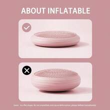 2 Pieces Set For Yoga, Yoga Balance Pad Set With Inflatable Core Trainer, Pilates, And Balance Training - Multicolor - View 7