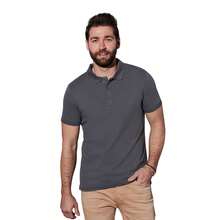 Mens Clive Polo Shirt (Slate Grey) - Grey - View 3