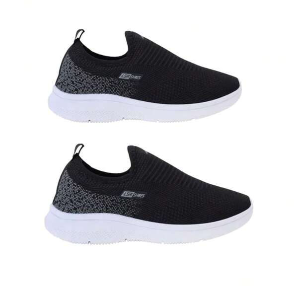 Kit 2 Tênis Feminino Ortopédico Confortável Leve Para Caminhada Calce Fácil