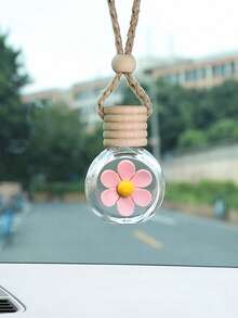 1pc 汽车桃花香水瓶空瓶挂件汽车吊饰车内挂件车内装饰 - 均碼 - 查看 7