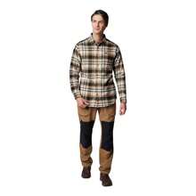 Columbia Pitchstone Heavyweight Flannel II Long Sleeve Shirt - Men's |  | Men Outdoor Hoodies & Sweatshirts - Delta 多格子 - 查看 5