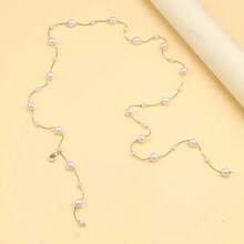 1 Stück Damen Perlenkette für die Taille, modisches und vielseitiges Kleidungsaccessoire, elegantes Geschenk für Freunde und Feiertage