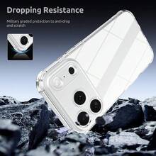 Soft TPU Transparent Full Camera Protection Ultra-Thin Phone Case Compatible With IPhone 17 Pro Max/17 Pro/17 Air/17/16/15/14 Series - Clear - View 3