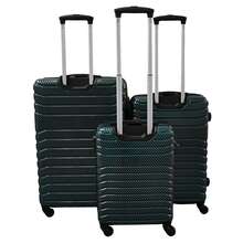 3 Stücke ABS Kofferset mit Spinner-Rädern & TSA-Schlössern