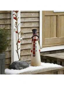 قطعة واحدة - تمثال راتنجي لرجل الثلج/بابا نويل للاستخدام الداخلي والخارجي، ديكورات عيد الميلاد، ديكورات المنزل، مناسبة لديكور الرواق الداخلي والخارجي، تحف نحتية، هدايا أعياد، هدايا للكبار (قد يتم شحن أنماط عشوائية)، لوازم الأعياد، الخريف، ، عيد الميلاد، الكرنفال، اليوم الوطني، الخريف، عيد الاستقلال