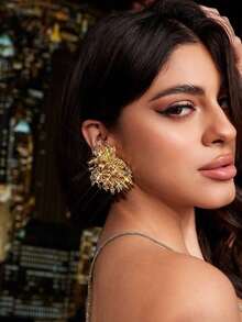 1 Pair Handmade Unique Lightweight Minimalist Earrings, Fashion Casual Red Earrings WSYB - 彩色 - 查看 8