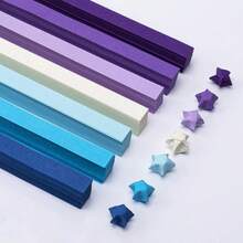 540 Mảnh Giấy Xếp Hình Ngôi Sao Origami Thủ Công Trang Trí Nhà Quà Tặng Trang Trí Tiệc Thủ Công Trang Trí Trí Tuệ Gấp Giấy Ngôi Sao May Mắn, Ngôi Sao Năm Cánh - Nhiều màu - Xem 8