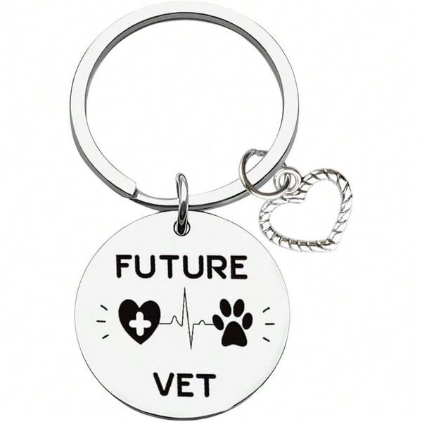 Chaveiro para Futuros Veterinários - Presente Ideal para Filha, Esposa ou Técnica Veterinária - Ideal para Mulheres e Homens - Presente de Aniversário ou Formatura para Veterinários - Presente Perfeito para Neta ou Neto - Presente Ideal para Estudantes de Veterinária - Presente de Natal para Bolsas - Ideias de Presente para Professores, Amigos e Irmãs