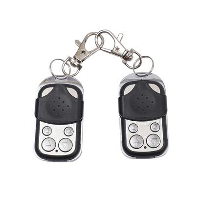 Garage Door Opener Remote Control 4-Button Key Fob With Zinc Alloy Housing Red LED Indicator
