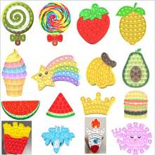 Rainbow Color Anti-Stress Puzzle Toy, Fidget Toy, Rapidly Popular Bubble Popping Stress Relief Toy, Bubble Popping Toy, Party Game Decoration Gift, Christmas, Halloween Party Game, Relaxation Toy, Holiday Gift - Birthday Gift - Easter Gift - Halloween Gift - Christmas Gift - Perfect Gift - Gift