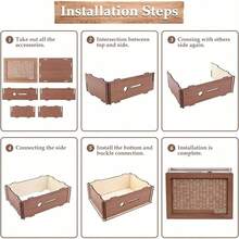 1 个木制存钱罐，男孩女孩家庭储蓄计划，可擦拭的 DIY 硬币和纸币储蓄容器 - 藍色 - 查看 5