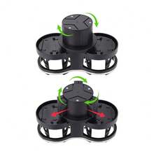 1pc Car Dual Cup Holder, Car Interior Accessory, Suitable For Coffee Cups/Water Bottles/, Beverage Organizer Rack, Cup Holder, Dual Drink Bottle Rack - Black - View 7