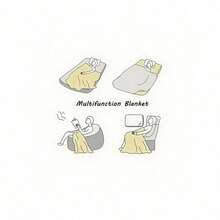 Nap Blanket P-Plim P-Plims Lovely Warm Knee Bed Fleece Camping Custom Sofa Winter   Fluffy Soft Blankets Microfiber Bedding - 黑色 - 查看 3