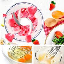 4-In-1 Portable Blender Mixer 400W – 500ml Cup, Crusher, Mixer And Whisk - 查看 6