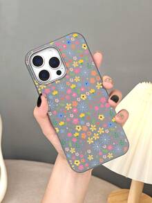 Bunte Schutzhülle mit Wildblumenblütenmuster für ästhetisches, süßes, blumiges Blumendesign, robuste, stoßfeste Abdeckung, kratzfest, Fallschutz, Telefonzubehör,kompatibel mit iphone 17 pro max/17 pro/17/Air/16promax/16pro/16plus/16/15promax/15pro/15plus/15/14promax/14pro/14plus/14/13promax/13pro/13/12promax/12pro/12 - Weiß(white) - Übersicht 7