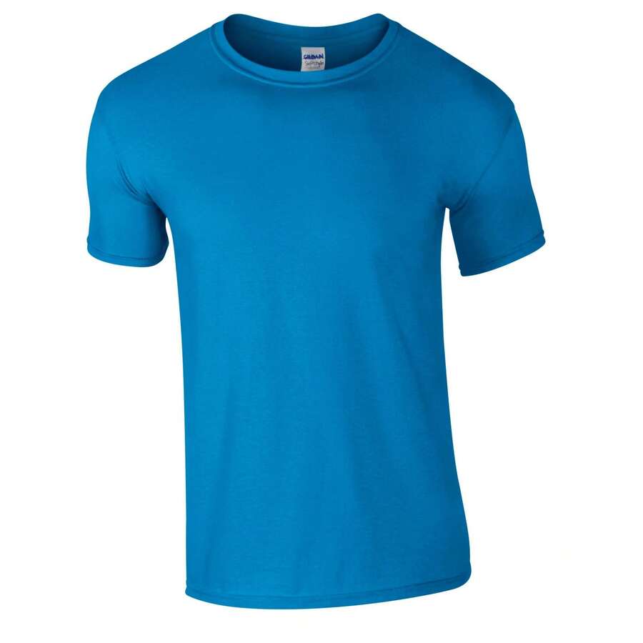Gildan Unisex Adult Softstyle TShirt (Sapphire) - 藍色 - 查看 1