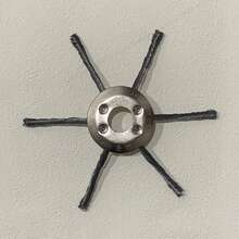 1pc Steel Wire Remover Disc, Twist Grass Cutter Head, Easily Uproot Weeds, Suitable For Large Area High-Efficiency Weeding, Applicable To Various Terrains, Gardening Assistant