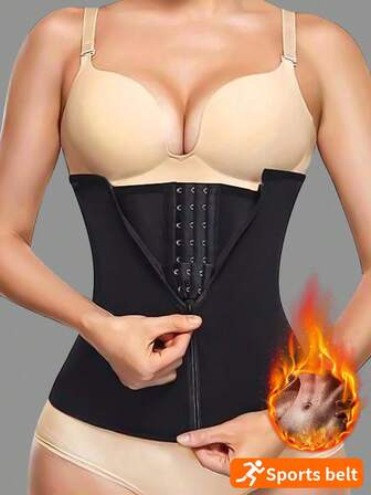 1pc Women's Sports Waist Trainer Belt, Waist Trimmer, Sauna Sweat Waist Cincher, Sports Fitness Training Waist Belt, Waist Shaper, Waist Trainer