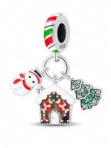 DIY Exquisite Christmas Sleighs, Sweet Gingerbread Men, Lucky Bells, Christmas Trees, Santa Claus, Christmas Stockings And Other Charming Beaded Pendants, Suitable For Everyday Wear, DIY Jewelry Making Necklaces, Bracelets And Other Accessories.