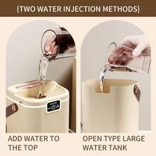 Tinsol 2L Large Capacity Humidifier With 3-Mist Modes, Smart Auto-Off, Nano Mist For Bedroom, Office, Nursery, With Nightlight - White - View 7