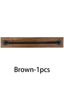 复古烧木金属管毛巾架，带毛巾杆，浴室装饰毛巾架，悬浮式毛巾架 - 彩色 - 查看 12