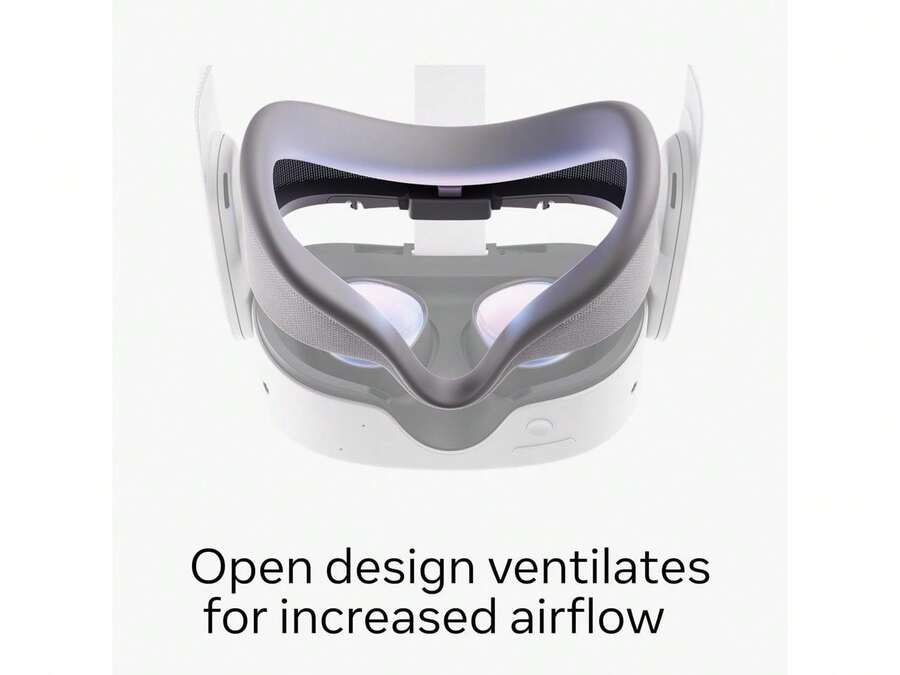 Meta Quest 3s Breathable Facial Interface - Works With Meta Quest 3S - Increases Comfort - Installs In Seconds - trắng - Xem 1