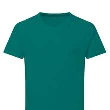 SIGNATURE Mens Tagless TShirt (Emerald Green) - Khaki - View 2