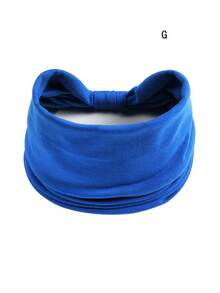 1 pieza Diadema elástica ancha de punto para mujeres, adecuada para decoración del peinado diario, turbante, diadema deportiva, artículos escolares, universidad, diademas para mujeres, pañuelos, accesorios para el cabello de invierno, elegante