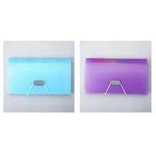1 pezzo Cartella con 13 scomparti di colori caramella formato A6, portafoglio a fisarmonica mini, forniture per ufficio, organizer documenti, porta ricevute, articoli per il ritorno a scuola, forniture scolastiche, piano di risparmio, piano di risparmio quindicinale, piano di risparmio da 10.000, strategia di risparmio