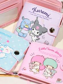 Sanrio 1pc Sanrio Coin Purse, Cute Cartoon Wallet Hello Kitty, Compact And Portable Design, With Snap Closure, Easy To Organize Bills, Coins And Cards, Daily Use, Wallets For Women, Pink Wallet, Money Holder, Hello Kitty Purse