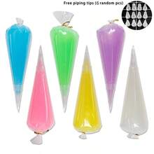 100g*2/6pcs 果冻色仿真奶油凝胶，彩色奶油粘土用于 DIY 手机壳套件/工艺品装饰，硅胶奶油粘合剂用于 DIY 珠宝 - 多款式 - 查看 11
