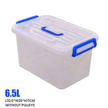 Set Of 1-4 Storage Boxes With Lids, Plastic Boxes, Stacking Boxes, Storage Boxes, Shelf Boxes - 透明 - 查看 7