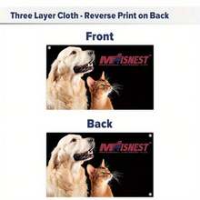 1 pièce Drapeau de Noël personnalisable, drapeau de décoration en polyester personnalisé, peut imprimer n'importe quelle photo, n'importe quelle couleur, n'importe quel texte, convient pour le jardin, le club, le concert, le bar, le dortoir, le salon, la chambre à coucher - Durable, sans électricité requise - Multicolore - Voir 3