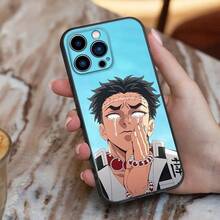 Dämonen-Anime-Slayer-Handyhülle für  16, 15, 14, 13, 12, 11, Pro, X, XS, Max, XR, Plus, Mini, weiches Silikon, schwarze stoßfeste TPU,  17 Hülle,  17 Pro Hülle,  17 Pro Max Hülle - Z1 - Übersicht 10