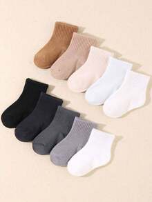 20 双纯色袜子 | 10 双中性黑白灰色婴儿袜 | 弹力、运动休闲风格 | 适合幼儿 | 男女通用 | 新生儿袜子 | 幼儿袜子 | 婴儿洗澡装饰 | 万圣节感恩节圣诞节礼物