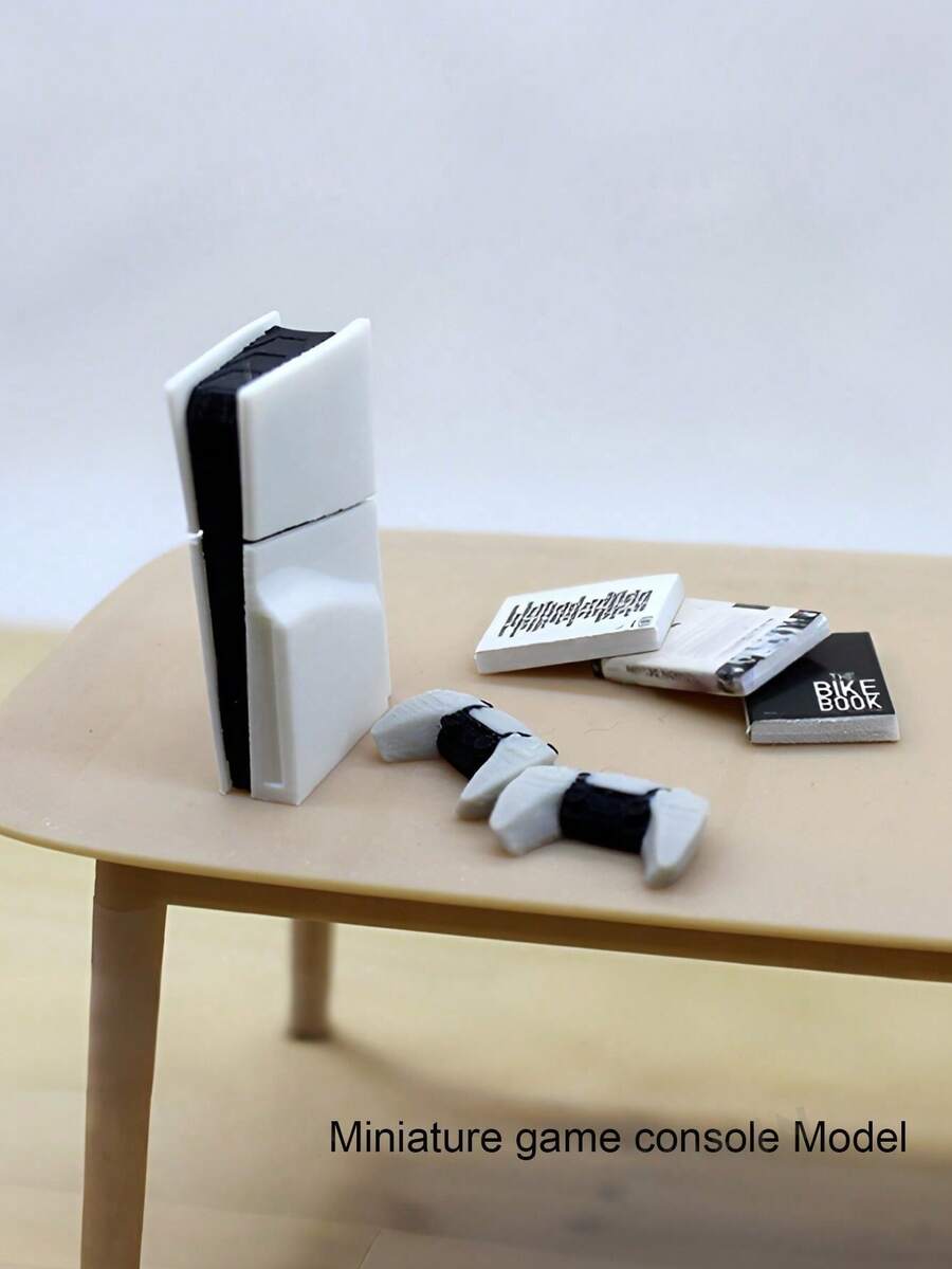 Miniatur Spielekonsole Modell, Spielcontroller zum Rollenspiel. Mini Modell Dekorationsfigur für Zuhause, Puppenhauszerubehör