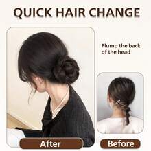 Elegante pinza para el cabello negra, perfecta para peinados de mujer - con un diseño dentado para un agaruro, fácil de usar, adecuada para coletas y moños, accesorio de cabello ideal para bodas, fiestas y ocasiones formales; diseño elegante y encantador, cómoda y segura de usar Pinzas de moda para el cabello en invierno