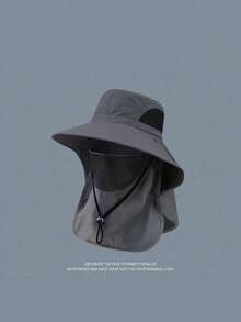 Mũ chống nắng thời trang có tấm che mặt tháo rời, thích hợp cho các hoạt động ngoài trời, câu cá, đi bộ đường dài, leo núi. - Nhiều màu - Xem 20