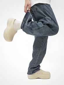 2025 Spring/Summer New Women's Garden Shoes, Comfortable Slip-On Mule Shoes With Thick Soles For Casual/Home Wear